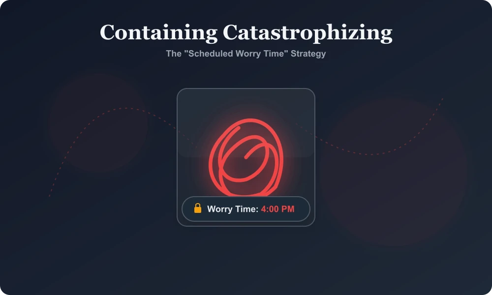 Scheduled Worry Time: Containing Catastrophizing